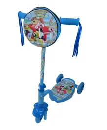 لوني تونز - سكوتر للأطفال بثلاث عجلات - أزرق