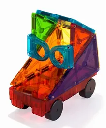 ماجنا تايلز - مجموعة البناء الفاخرة ذات الألوان الواضحة من الألعاب المغناطيسية - 48 قطعة