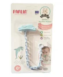 Farlin Pacifier Holder - Blue - Assorted Designs