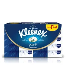 Kleenex - 2 Ply Facial Tissue Box, Pack Of 8+2 X 76 Sheets