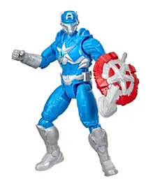 Marvel Avengers Mech Strike Monster Hunters Captain America Toy Action Figure with Accessory - 6 Inch