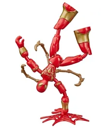 Marvel Spider-Man Bend and Flex Iron Spider Action Figure Toy Red - 15.24 cm