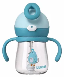 Luqu - Straw Cup Tritan - 220 ml - Blue