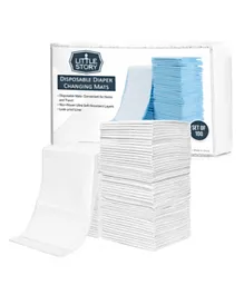 Little Story Disposable Diaper Changing Mats - Pack of 100