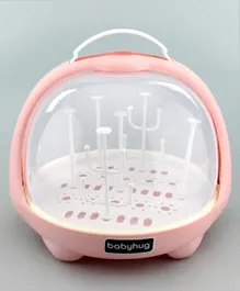 Babyhug Portable Drying Rack with Cover - Pink