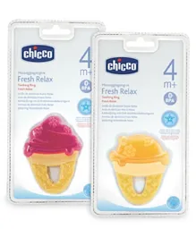 Chicco Fresh Relax Teether Ice Cream Pack of 1 - Assorted