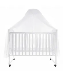 Elphybaby - Wooden Baby Bed White