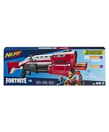 Nerf Fortnite Ts Blaster Pump Action Dart Blaster - Red