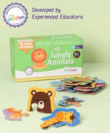 Intelliskills First Puzzles Jungle Animals - 18 Pieces
