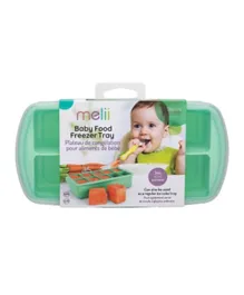 Melii Silicone Baby Food Freezer Tray 2 oz - Mint