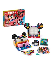 LEGO DOTS Mickey Mouse and Minnie Mouse Back-to-School Project Box 41964