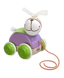 Chicco Pull Along Rabbit - Purple and Green