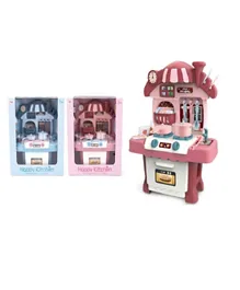 Family Center - Kitchen Play Set - Pink