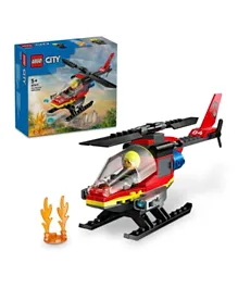 LEGO City Fire Rescue Helicopter - 85 Pieces