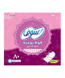 Sofy - Daily Panty Liners Clean & Pure Fresh Scent Pack 80 Panty Liners