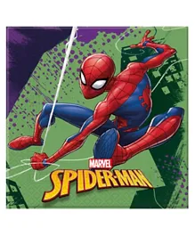Procos Spiderman Team Up Paper Napkins Pack of 20 - Multicolor