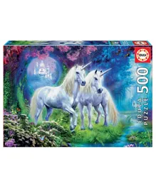Educa Unicorns In The Forest Puzzle- 500 Pieces