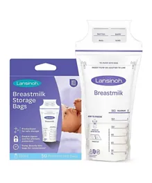 Lansinoh - Breastmilk Storage Bags (Pack Of 50)