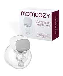 مومكوزي - مضخة حليب الأم الكهربائية المحمولة إس 9 - رمادي
