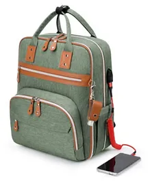 ليتل ستوري – حقيبة حفاضات 2 في 1 – أخضر