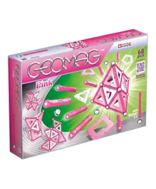 Geomag Classic Pink Panels Building Set - 68 Pieces