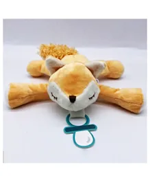Babyworks  Pacifier Holder Plush Toy Foxy - Orange