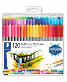 ستيدتلر - طقم أقلام  متعدد الألوان - عبوة من 120