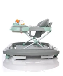 Elphybaby - Baby Walker With Vibration Feature - Green, Grey