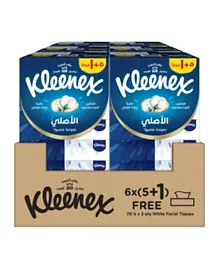 Kleenex - Original Facial Tissue, 2 PLY, 36 Tissue Boxes x 70 Sheets, Soft Tissue Paper with Cotton Care for Face & Hands