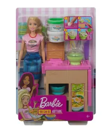 Barbie Noodle Maker Doll Playset - Pretend Cooking Station with Accessories, Ideal for Imaginative Play, Ages 3 Years+