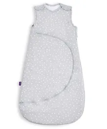 SnuzPouch Baby Sleeping Bag with Zip 2.5 Tog White Spots - Large