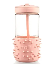 Melii - Spikey Water Bottle 17 oz Coral Multicolor