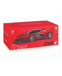 Bburago Die Cast Ferrari FXX-K 88 Signature Series Car 1:18 Scale - Red