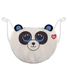 Ty Beanie Boo Reusable Face Mask for Kids - Bamboo The Panda