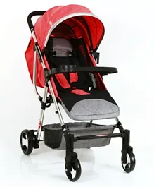 Baby Plus 2 in 1 Stroller with Pram - Coral