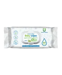 Unicare- Baby Wipes with Olive Oil Extract - Pack of 64 Sheets