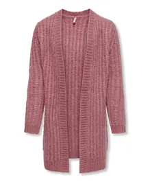 Only kids - Loose Knitted Cardigans - Dusty Rose
