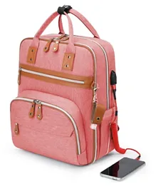 Little Story 2 In 1 Diaper Bag - Pink