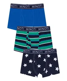 Minoti Boys 3 Pack Boxers - Multicolor