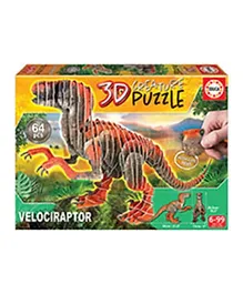 Educa Borras - Velociraptor Creature 3D Puzzle