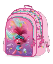 Trolls - Backpack 2 Main Compartments and 2 Side Pockets - 16 inches