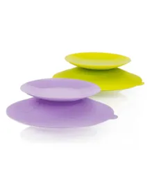 Kidsme Stay In Place Dual Sided  Suction Placemat Lime & Lavender - Pack Of 2