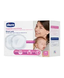 Chicco Breast Pads - 30 Pieces