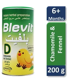 Blevit -Baby Tea Camomile & Fennel 200 Gm - 6-12 M
