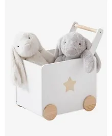 Dreeba Childrens Storage Box With Castors - White