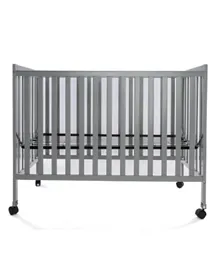 Elphybaby - Wooden Crib For Baby - Grey