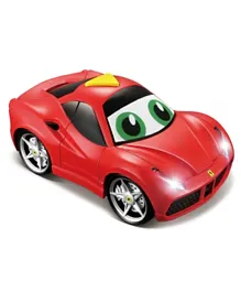 بي بي جونيور - سيارة فيراري بالضوء و الصوت 488 GTB  - أحمر