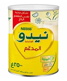 Nido Fortified Milk Powder Tin 2500g - Full Cream for Kids 5+ with Calcium & Vitamin D for Strong Bones and Teeth