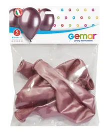 Gemar Shiny Pink Balloons - 5 Pieces