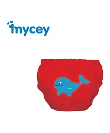 Mycey Swim Diaper - Red